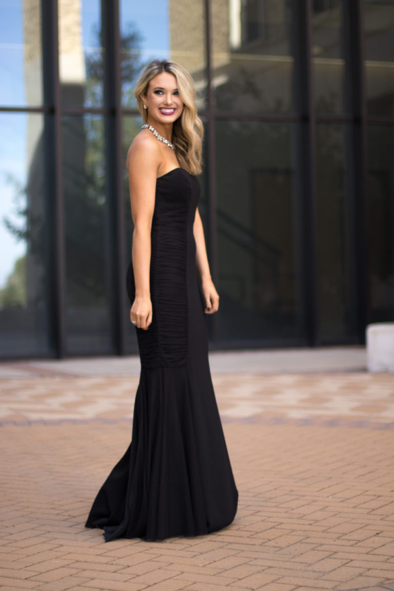 How to Wear Black to a Wedding Champagne & Chanel
