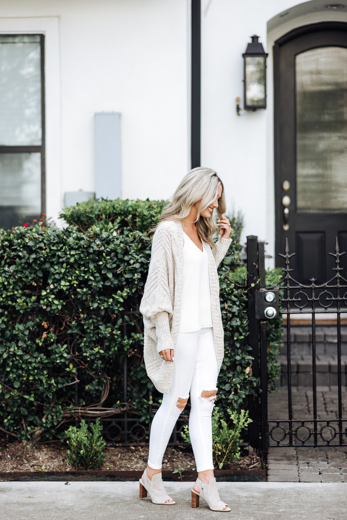 how to wear white in fall