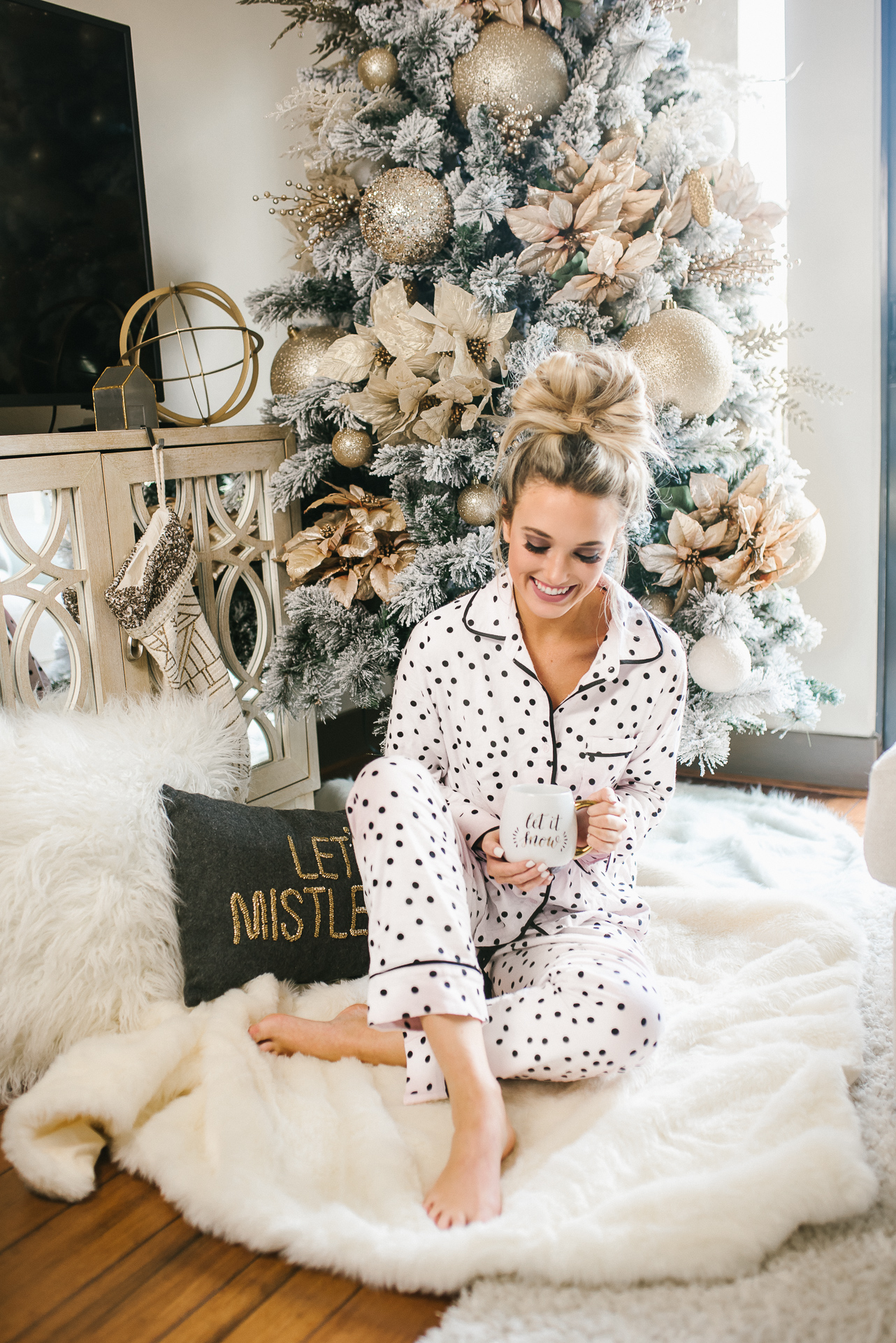 Holiday PJs – Champagne & Chanel