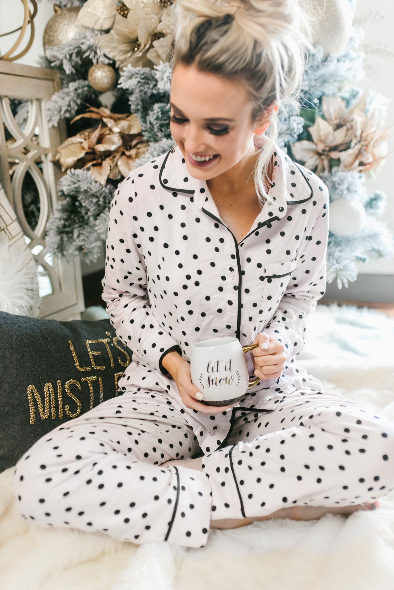 Holiday PJs – Champagne & Chanel