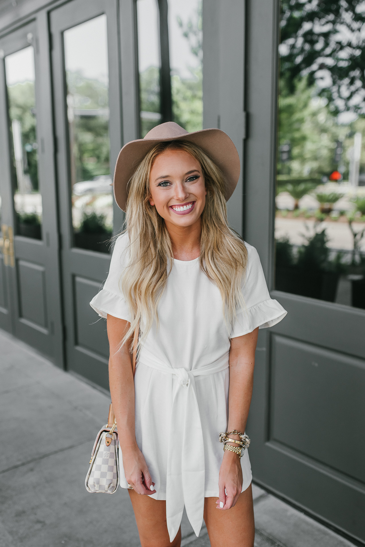 Little White Romper – Champagne & Chanel