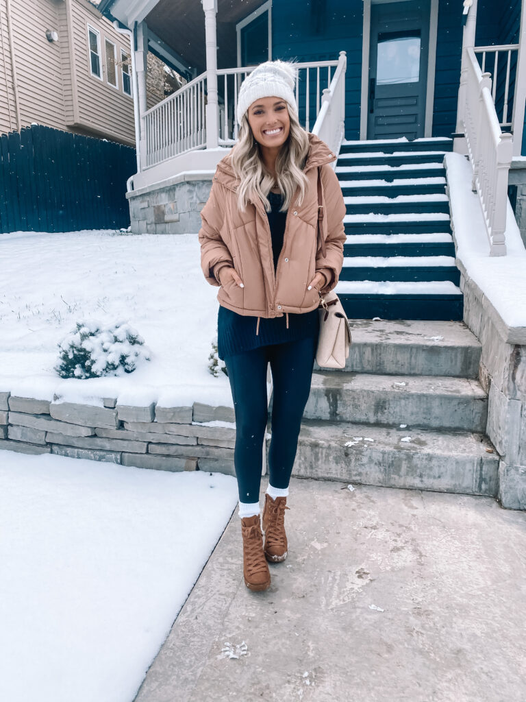 Comfy Winter Look – Champagne & Chanel